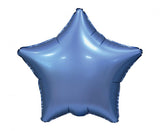 Folienballon Stern, blau/violett - 44cm/19''