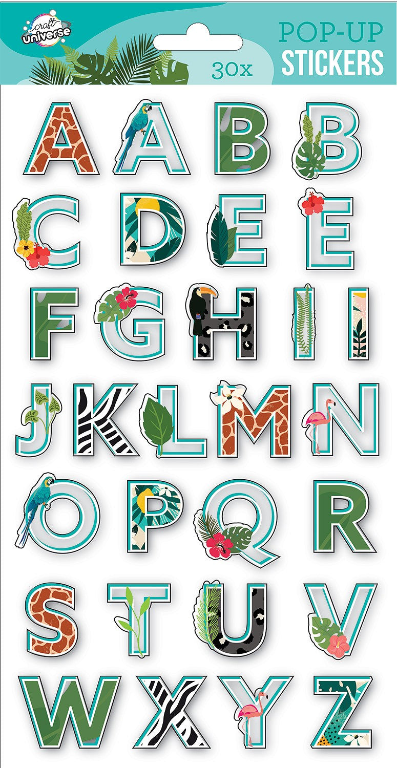 Stickers, Letters, Briefe Pop-Up Aufkleber 1