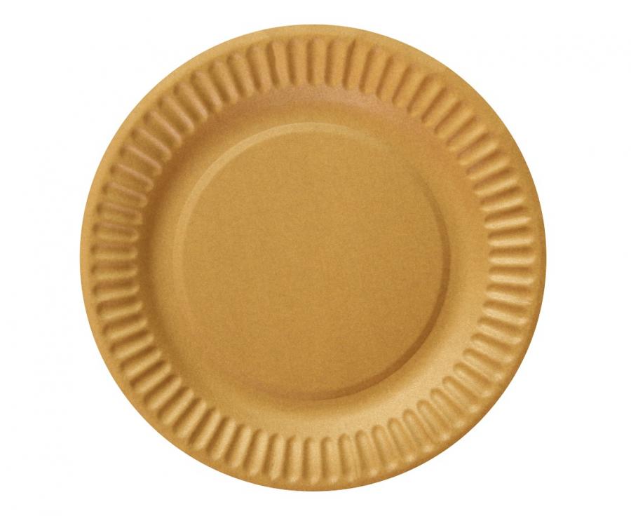 Teller Uni gold 18cm (6 Stk.)
