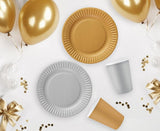 Teller Uni gold 18cm (6 Stk.)