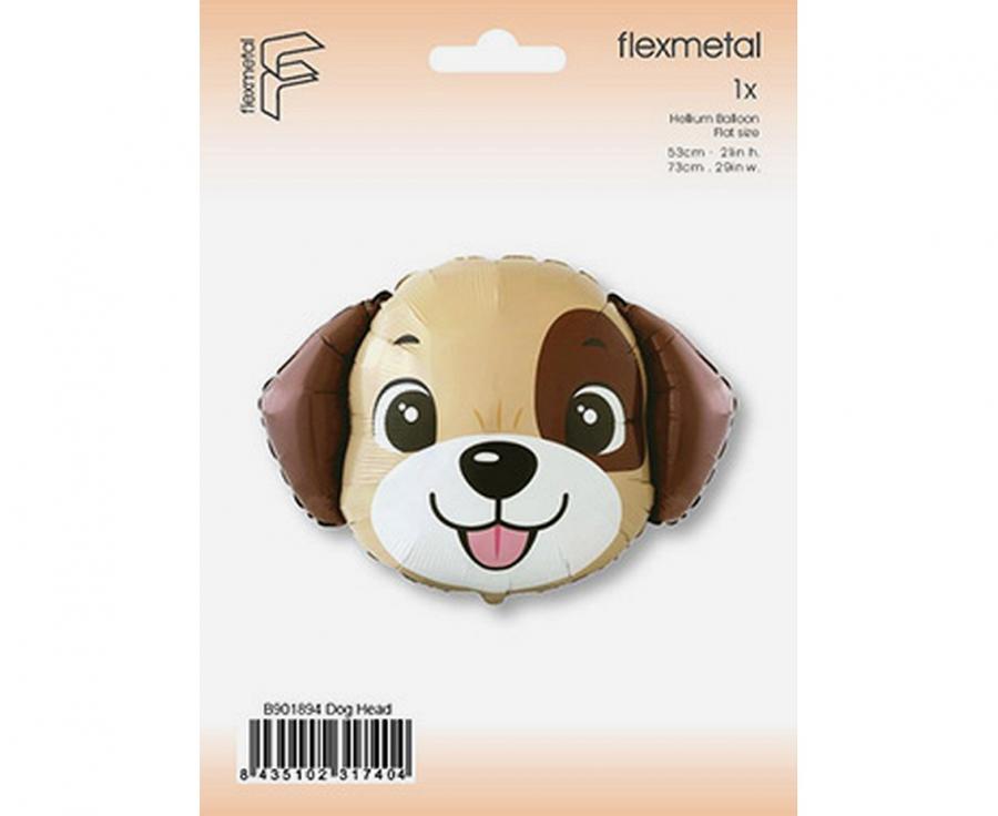 Folienballon Hundekopf 80cm (1 Stk.)