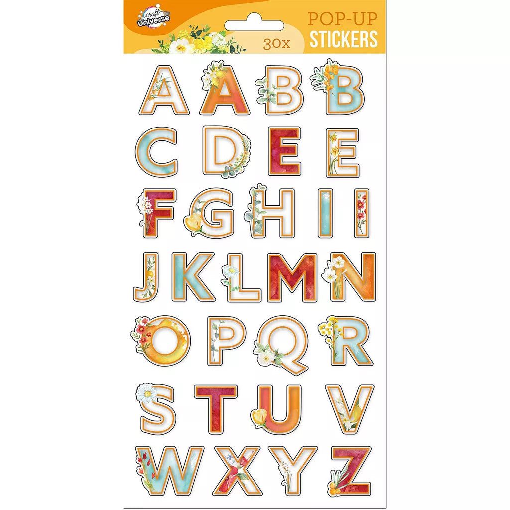 Stickers, Letters, Briefe Pop-Up Aufkleber