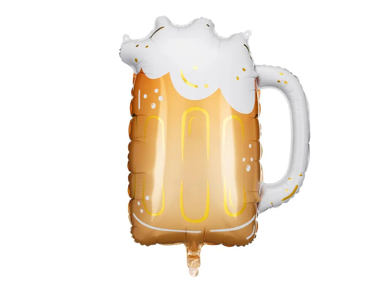 Folienballon Bierkrug für Geburtstagsdeko