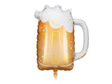 Folienballon Bierkrug für Geburtstagsdeko