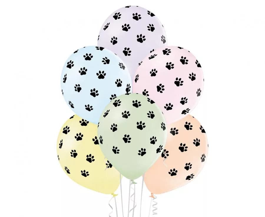 Katze Latexballon, 6 Stk. - 30cm