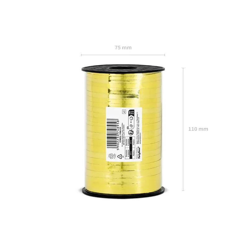 Kunststoffband gold 5mm/225m (Mengenrabatt)