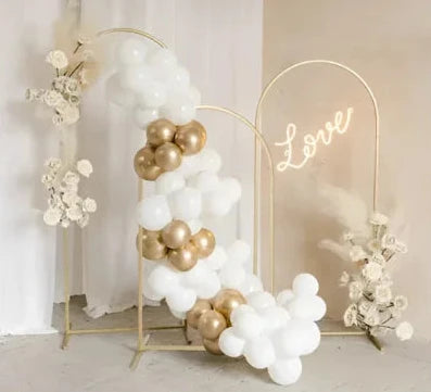 Ballongirlande Just married 200cm Metallic Mix