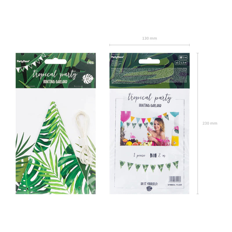 Banner Aloha Grillparty 1.3m Pastell grün (1 Stk.)