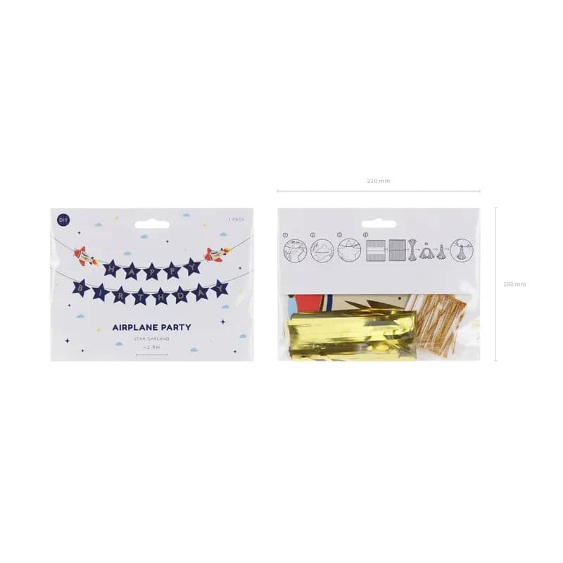 Banner Flugzeuge 2.5m Metallic Mix (1 Stk.)