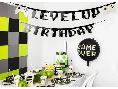 Banner Game On - Level Up Birthday 2.5m Mix (1 Stk.)
