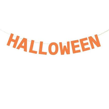 Banner Halloween 2.5 m orange