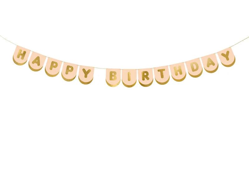 Happy Birthday Pferde-Banner 13 x 150 cm