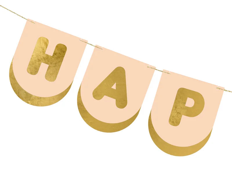 Happy Birthday Pferde-Banner 13 x 150 cm
