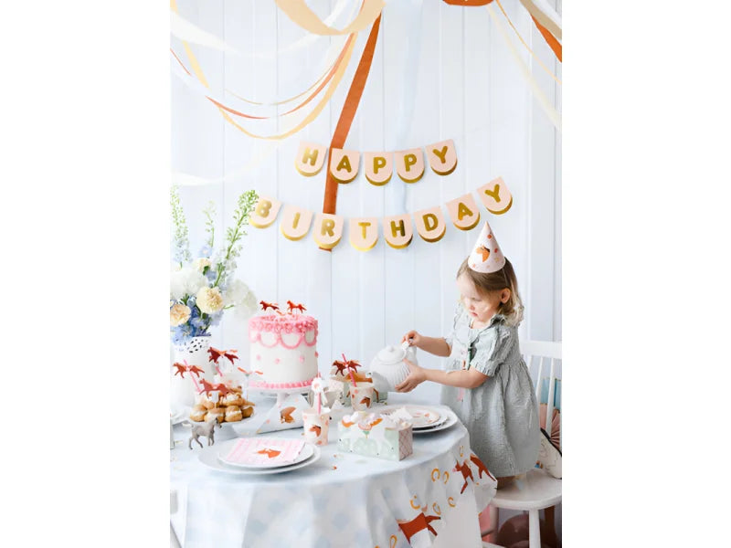 Happy Birthday Pferde-Banner 13 x 150 cm