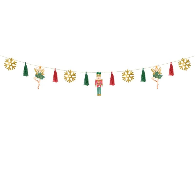 Banner Nussknacker 2m Metallic Mix (1 Stk.)