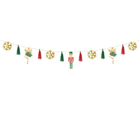 Banner Nussknacker 2m Metallic Mix (1 Stk.)