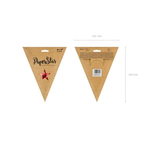 Papierstern 30cm rot
