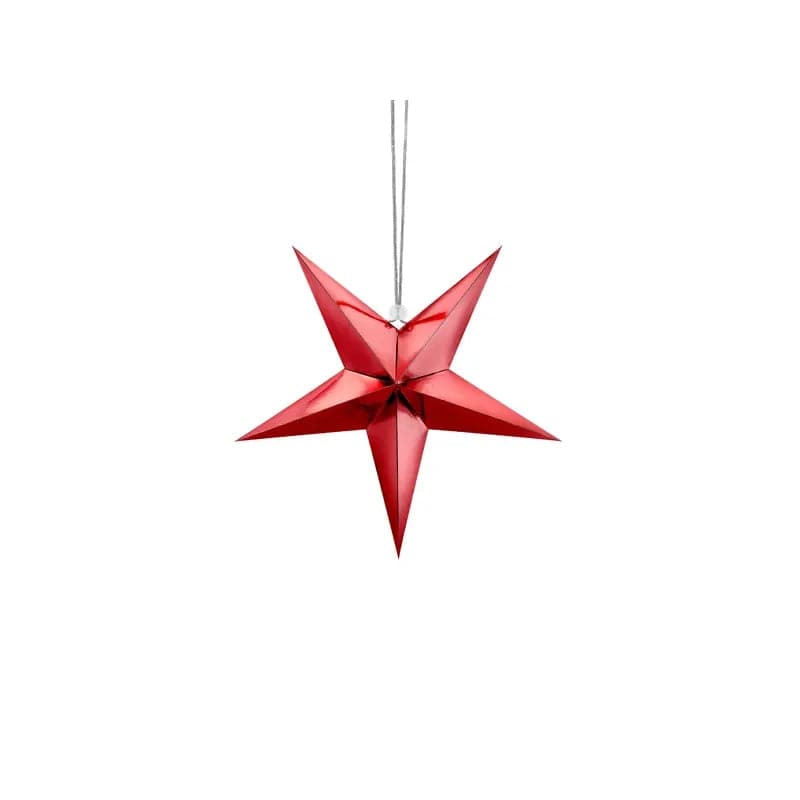 Papierstern 30cm rot