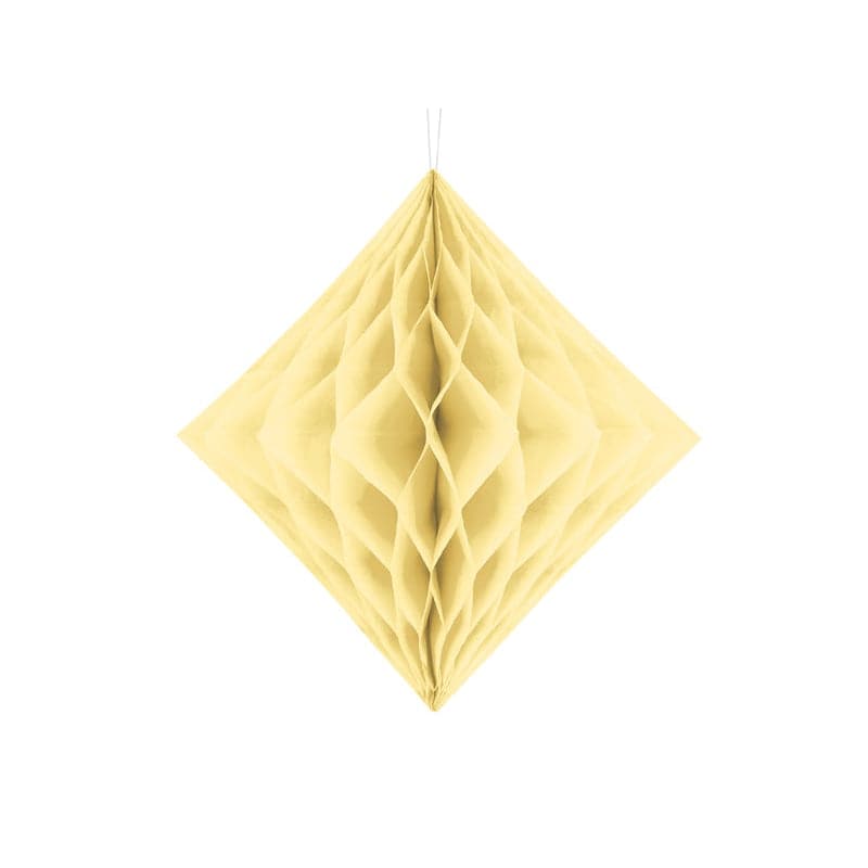Seidenpapier Diamant 20cm Pastell creme (1 Stk.)