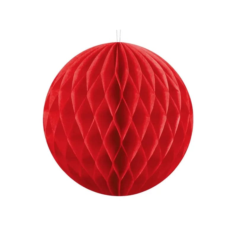 Seidenpapierkugel rot 10cm