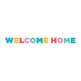 Banner Welcome Home 2.50m Rainbow(1 Stk.)