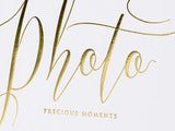 Fotoalbum Preciuos moments, 20x24,5cm, weiß, 22 Blatt