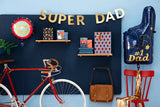 Ballone Super Dad 45cm, Metallic mix (1 Stk.)
