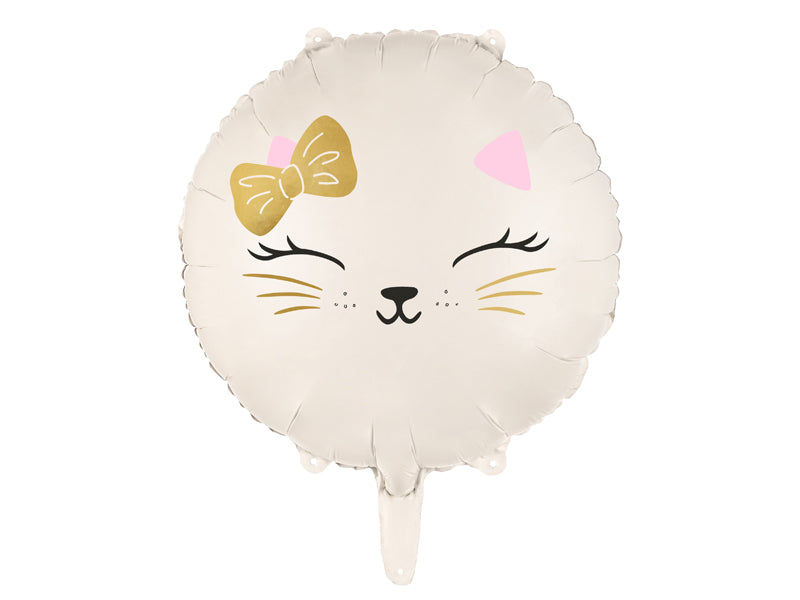 Folienballon Katze, 45 cm, mix