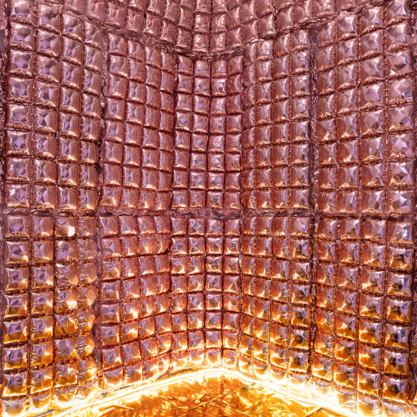 Vorhang Folienballon, Roségold, 72x143 cm (1 Stk.)