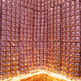 Vorhang Folienballon, Roségold, 72x143 cm (1 Stk.)