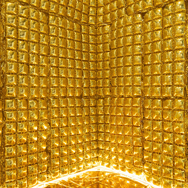 Vorhang Folienballon, Gold, 72x143 cm (1 Stk.)