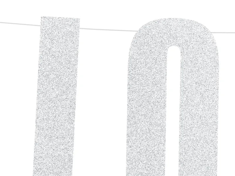 Banner Love, silber, 21x55cm
