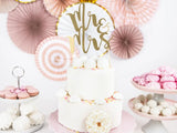 Cake Topper Mr&Mrs 25,5cm, Metallic gold (1 Stk.)
