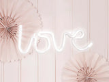 Neon LED - Liebe, weiß, 34,5x13cm (1 Stk.)