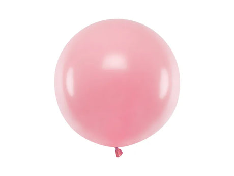 Runder Riesenballon 60 cm, Pastel Baby Pink (1 Stk.)