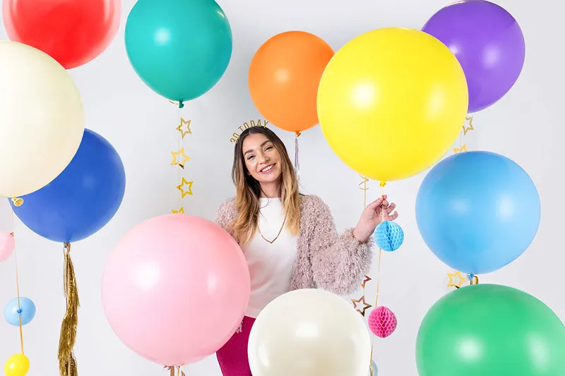 Runder Riesenballon 60 cm, Pastel Baby Pink (1 Stk.)