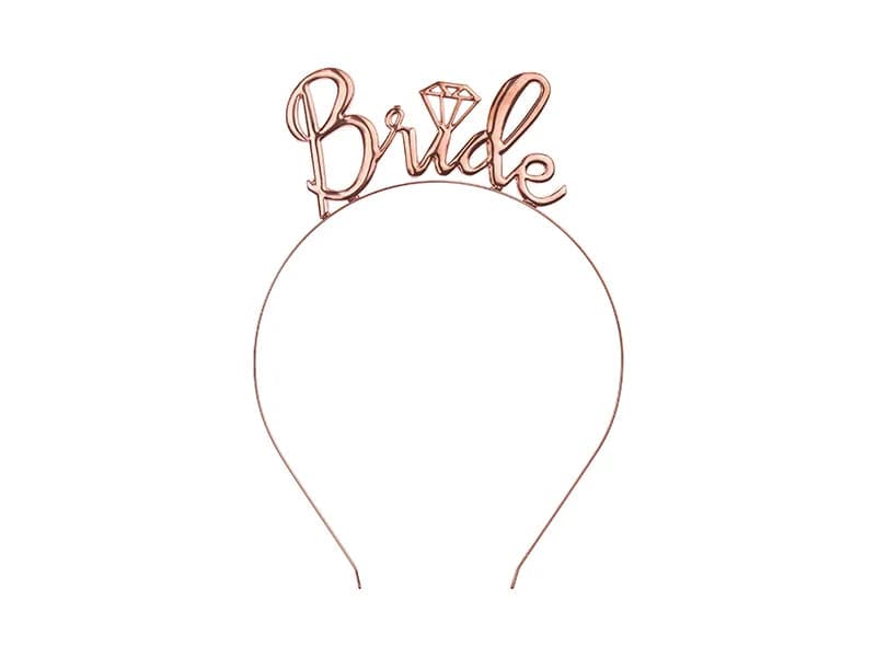 Headband Bride rose gold