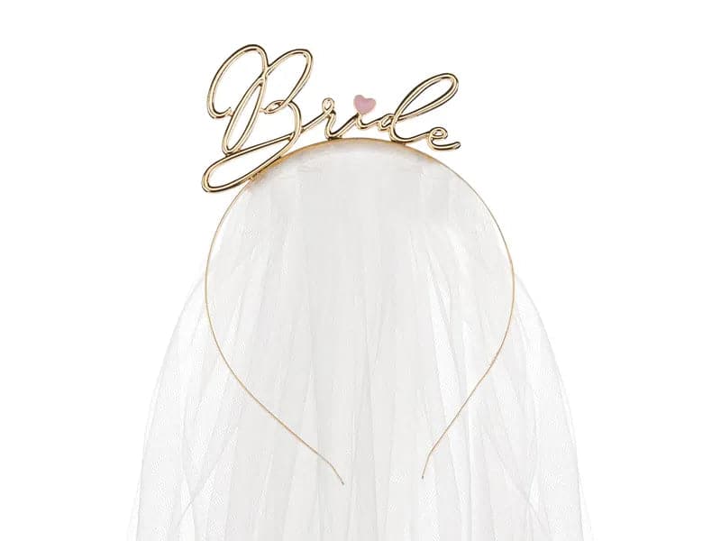 Stirnband Bride, gold