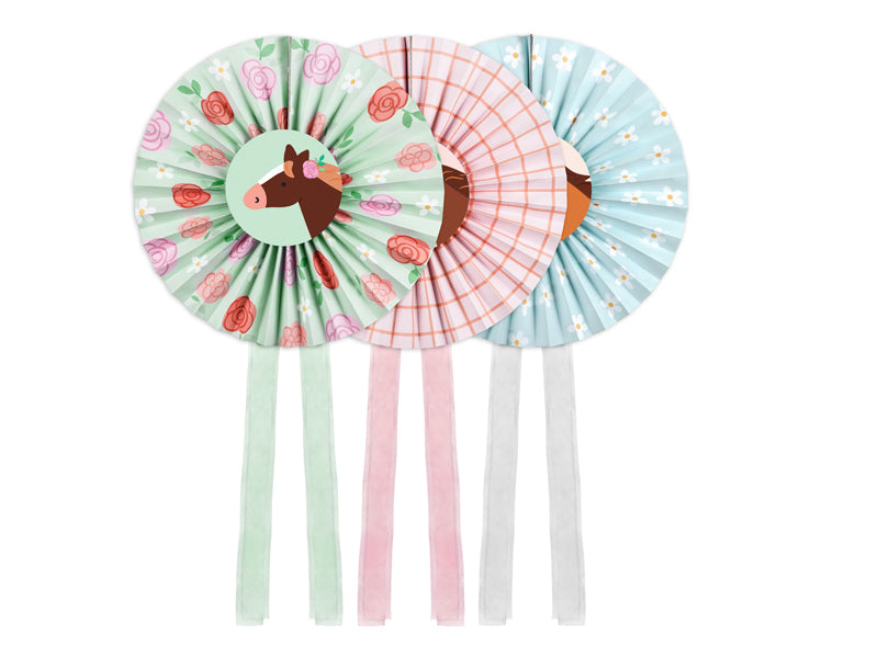 Rosetten Pferde, Mix, 35 cm