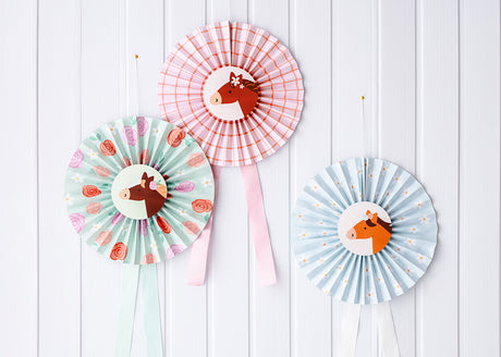 Rosetten Pferde, Mix, 35 cm