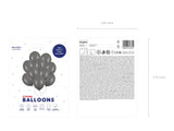 Ballone 27cm, Pastel Grey (10 Stk.)