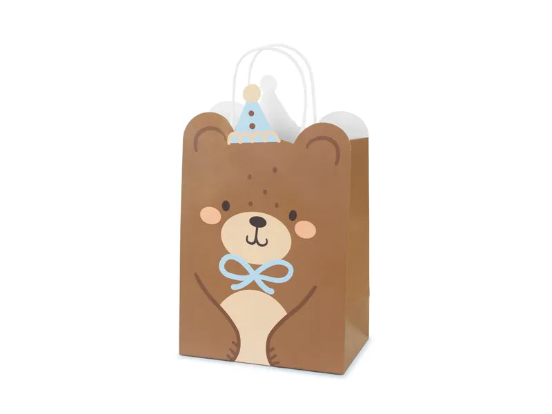 Geschenktasche Teddybär, Mix, (1 Stk.)