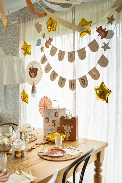 Geschenktasche Teddybär, Mix, (1 Stk.)