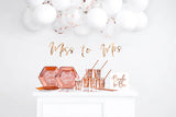 Teller Bride Squad, roségold, 23cm (6 Stk.)