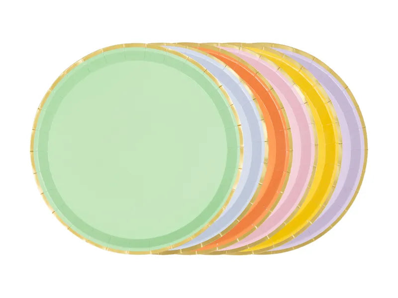 Teller Uni 21cm, Mix-Farben (6 Stk.)