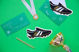 Fussball Einladungen - Schuh, Mix