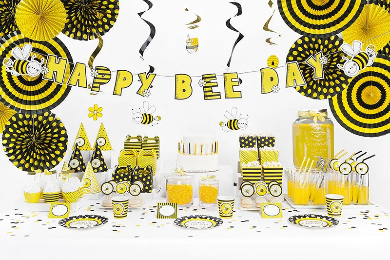 Caketopper Bienchen, Mix, 7cm (6 Stk.)