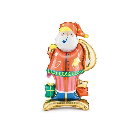 Ballone Weihnachtsmann 63cm x 106cm Metallic Mix (1 Stk.)