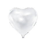 Folienballon Herz weiss - Personalisieren