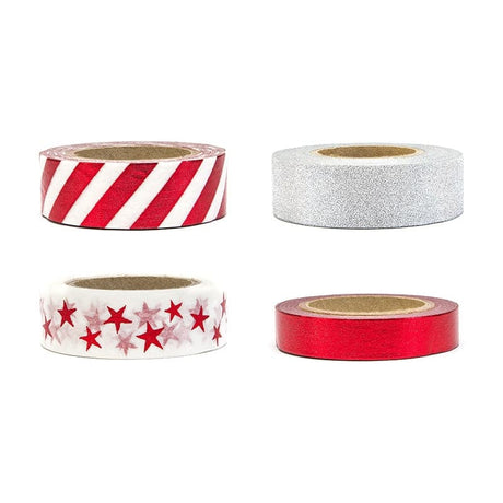 Dekoband Christmas Pack Metallic Mix (4 Stk.)